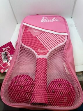 Kids Barbie Pink Pickleball Set Bag - Girls' Carry Case
